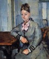 Madame Cézanne Penchée sur une Table Paul Cézanne